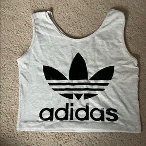 Adidas cropped tank